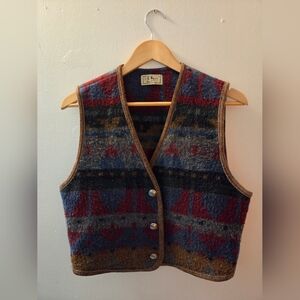 LL Bean Wool Vest